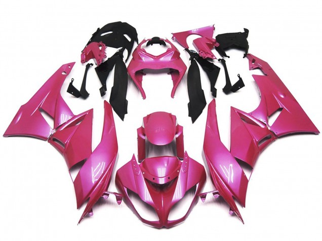 Rosa Brillante & Vibrante 09-12 ZX6R Carene Moto