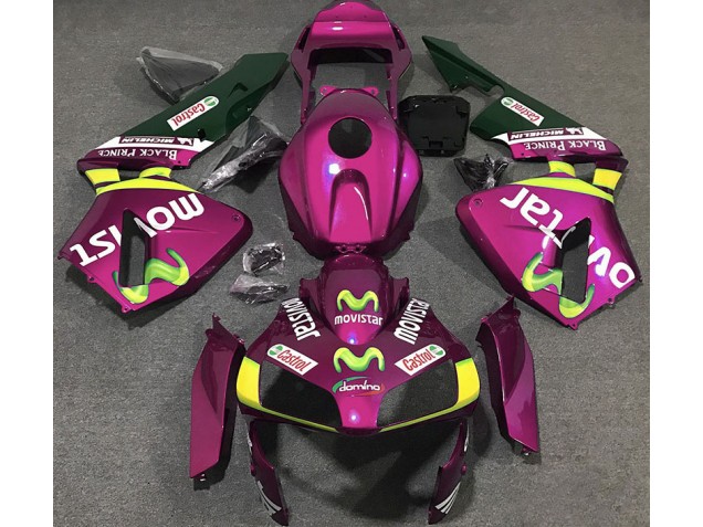 Rosa Caldo Movistar 03-04 CBR600RR Carene Moto