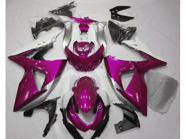 Rosa Lucido & Bianco 09-16 GSXR 1000 Carene Moto