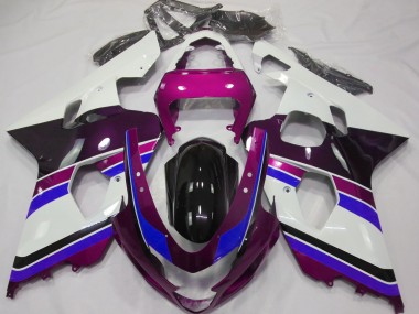 Acquista Rosa Lucido & Blu 04-05 GSXR 600-750 Carene Moto
