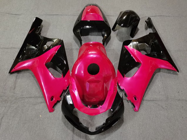 Rosa Lucido & Nero 01-03 GSXR 600-750 Carene Moto