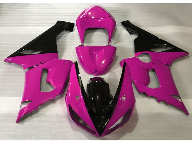 Rosa Lucido & Nero 05-06 ZX6R Carene Moto