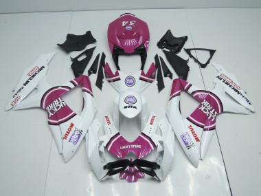 Acquista Rosa Lucky Strike 08-10 GSXR 600-750 Carene Moto
