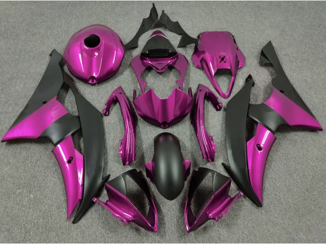 Rosa & Nero Opaco 08-16 R6 Carene Moto