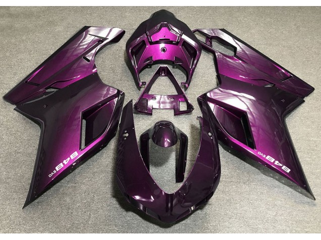 Rosa Scuro 07-14 Ducati 848 1098 1198 Carene Moto