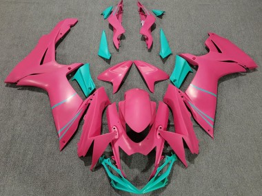 Acquista Rosa Shocking Opaco & Verde Acqua 11-24 GSXR 600-750 Carene Moto