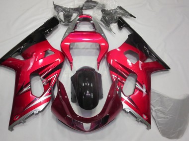 Acquista Rosso & Argento 01-03 GSXR 600-750 Carene Moto