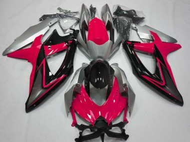 Acquista Rosso & Argento 08-10 GSXR 600-750 Carene Moto