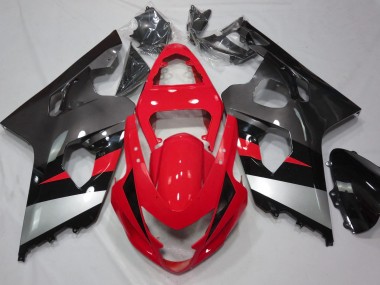 Acquista Rosso & Argento Lucido 04-05 GSXR 600-750 Carene Moto