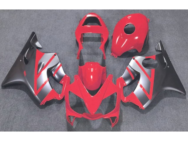 Rosso & Argento Opaco 01-03 CBR600 F4i Carene Moto