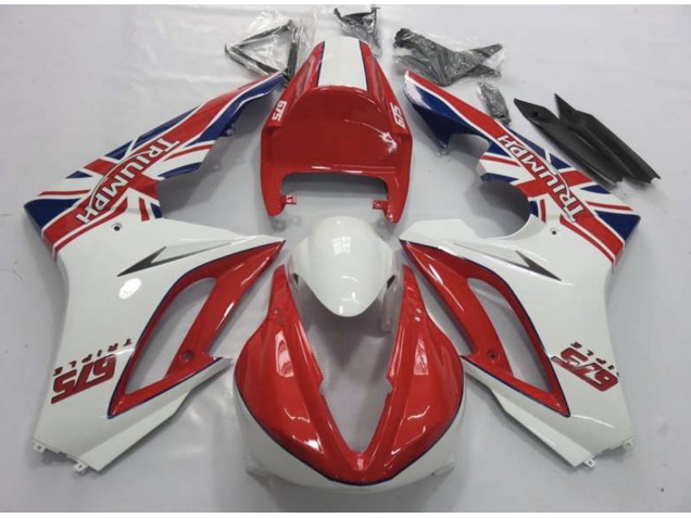 Rosso & Bianco 09-12 Daytona 675 Carene Moto