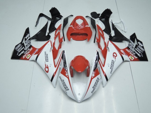 Rosso & Bianco 13-16 Daytona 675 Carene Moto