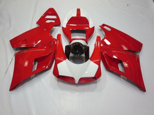 Rosso & Bianco 93-05 Ducati 996 748 916 998 Carene Moto
