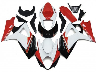 Acquista Rosso & Bianco Personalizzato Con Il Nero 07-08 GSXR 1000 Carene Moto