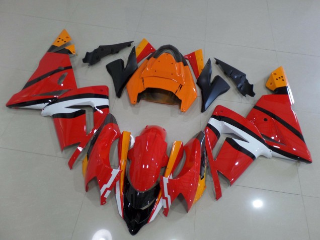 Rosso Bianco Rosa 04-05 ZX10R Carene Moto