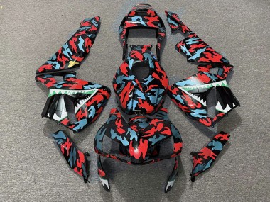 Acquista Rosso & Blu Camo 03-04 CBR600RR Carene Moto