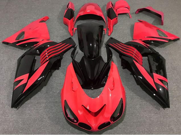 Rosso Brillante 06-11 ZX14R Carene Moto