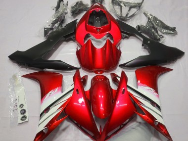 Acquista Rosso Brillante & Bianco 04-06 R1 Carene Moto