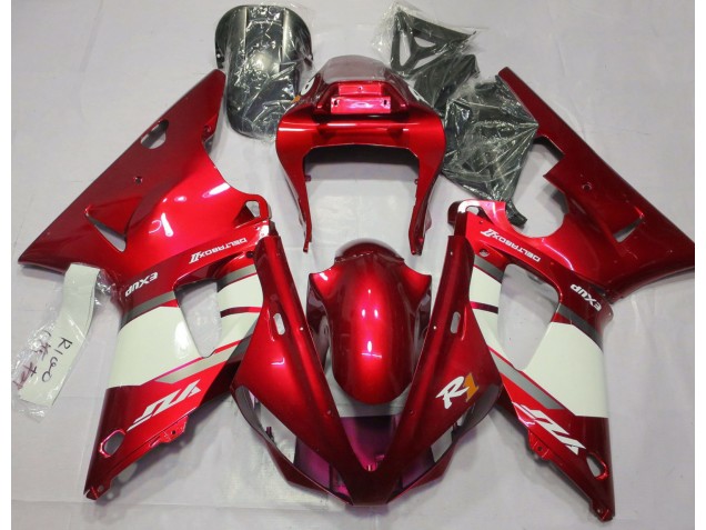 Rosso Fuoco & Bianco 00-01 R1 Carene Moto