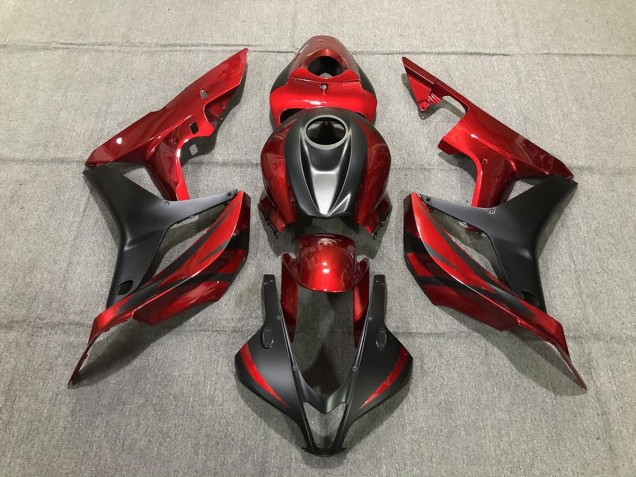 Rosso Intenso & Nero Opaco 07-08 CBR600RR Carene Moto