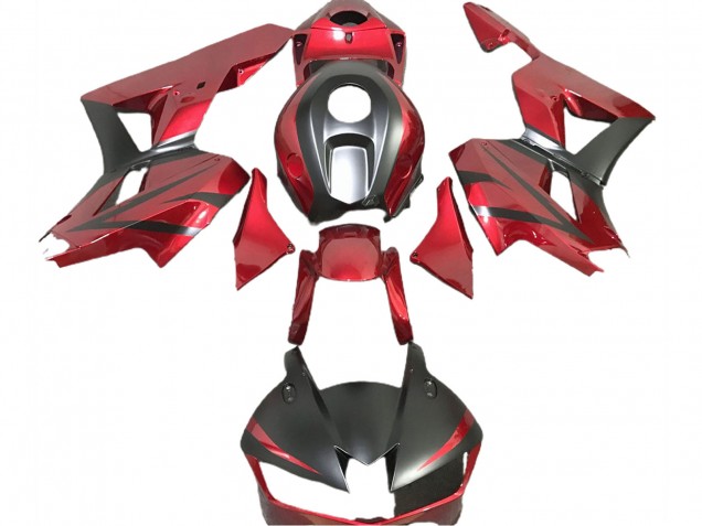 Rosso Intenso & Nero Opaco 13-23 CBR600RR Carene Moto