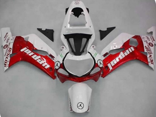 Rosso Jordan 01-03 GSXR 600-750 Carene Moto