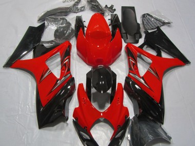 Acquista Rosso Lava & Nero 07-08 GSXR 1000 Carene Moto