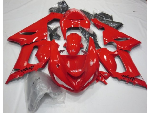 Rosso Lucido 05-06 ZX6R Carene Moto