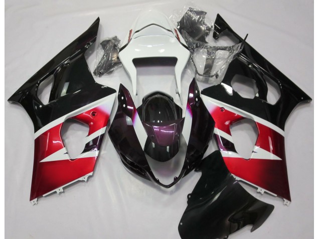 Rosso Lucido & Bianco 03-04 GSXR 1000 Carene Moto