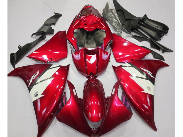 Rosso Lucido & Bianco 12-14 R1 Carene Moto