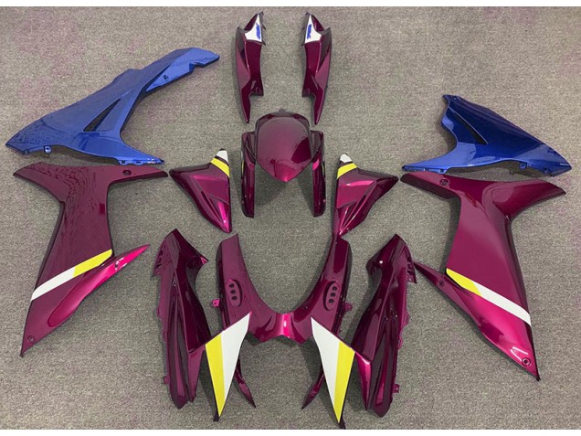 Rosso Lucido & Blu 11-24 GSXR 600-750 Carene Moto