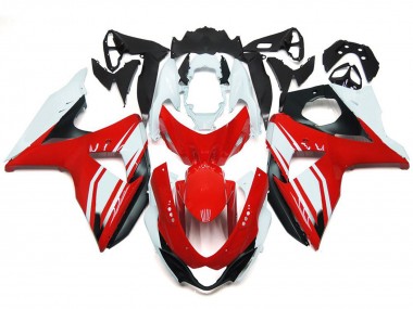 Acquista Rosso Lucido Con Stile Nero 09-16 GSXR 1000 Carene Moto