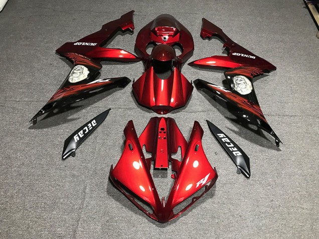 Rosso Lucido & Loghi 04-06 R1 Carene Moto