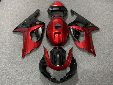 Acquista Rosso Lucido & Nero 01-03 GSXR 600-750 Carene Moto