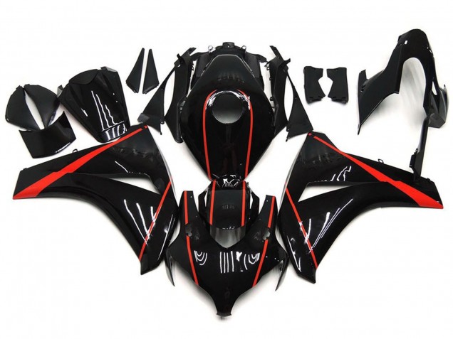 Rosso Lucido & Nero 08-11 CBR1000RR Carene Moto