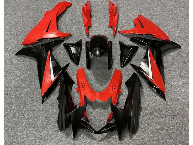 Rosso Lucido & Nero 11-24 GSXR 600-750 Carene Moto