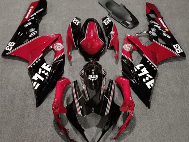 Acquista Rosso Lucido & Nero Personalizzato 05-06 GSXR 1000 Carene Moto