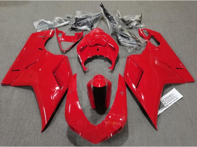 Rosso Lucido Semplice 07-14 Ducati 848 1098 1198 Carene Moto