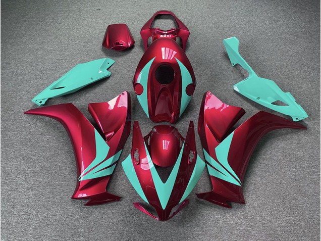 Rosso Lucido & Verde Acqua 12-16 CBR1000RR Carene Moto