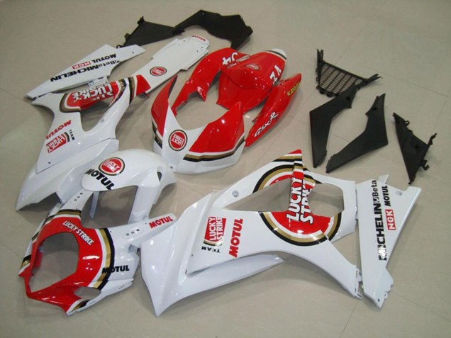 Rosso Lucky Strike 07-08 GSXR 1000 Carene Moto