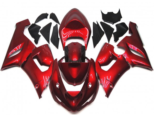 Rosso Marrone 05-06 ZX6R Carene Moto