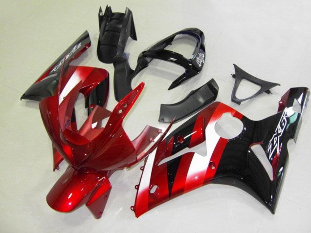 Rosso & Nero 03-04 ZX6R Carene Moto