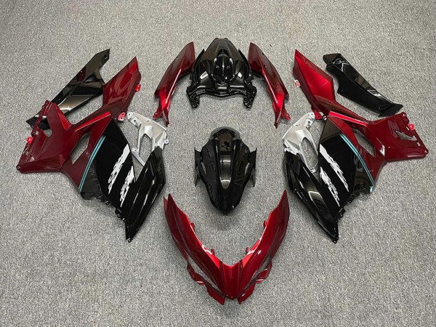 Rosso & Nero 18-23 Ninja 400 Carene Moto