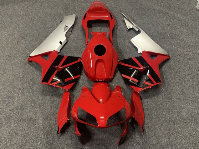 Rosso Nero & Argento 03-04 CBR600RR Carene Moto