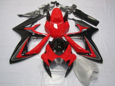 Acquista Rosso Nero & Grigio 06-07 GSXR 600-750 Carene Moto