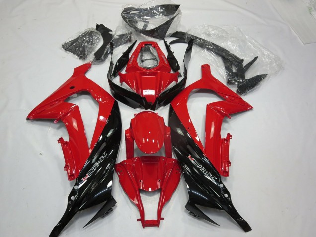 Rosso Nero Lucido 11-15 ZX10R Carene Moto