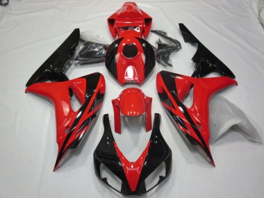 Acquista Rosso Nero Stile OEM Senza Decalcomanie 06-07 CBR1000RR Carene Moto