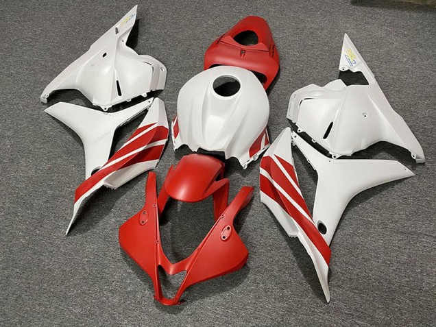 Rosso Opaco/Bianco 09-12 CBR600RR Carene Moto
