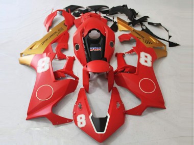 Acquista Rosso Opaco & Oro Opaco 17-23 CBR1000RR Carene Moto