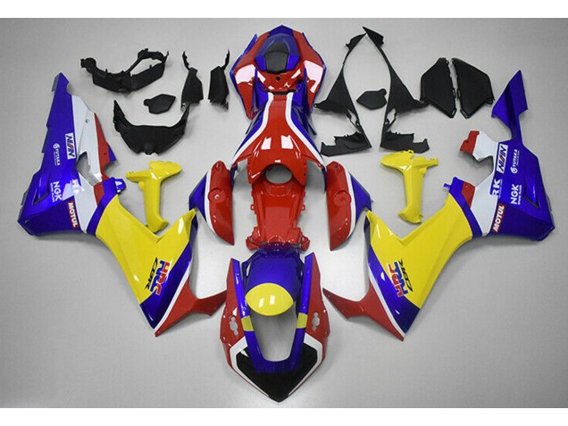 Rouge Bleu Et Jaune HRC 17-23 CBR1000RR Carene Moto